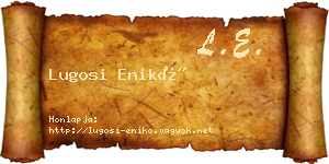 Lugosi Enikő névjegykártya